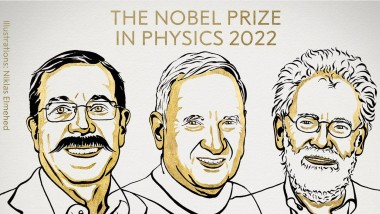 Nobel Prize in Physics 2022: భౌతిక శాస్త్రంలో ముగ్గురుకి నోబెల్ బహుమతి, క్వాంటం ఇన్ఫర్మేషన్ సైన్స్‌ కొత్త శకానికి పునాది వేసిందని తెలిపిన నోబెల్ నిర్వాహకులు